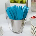 Creative Converting 019931B 7 1/2in Turquoise Heavy Weight Plastic Knife, 24PK 999KNIFETQ